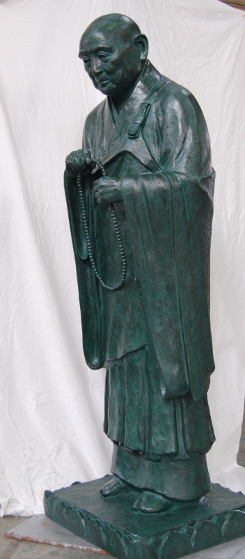 銅像制作／浄土宗:宗祖法然上人800年大遠忌記念 銅像完成